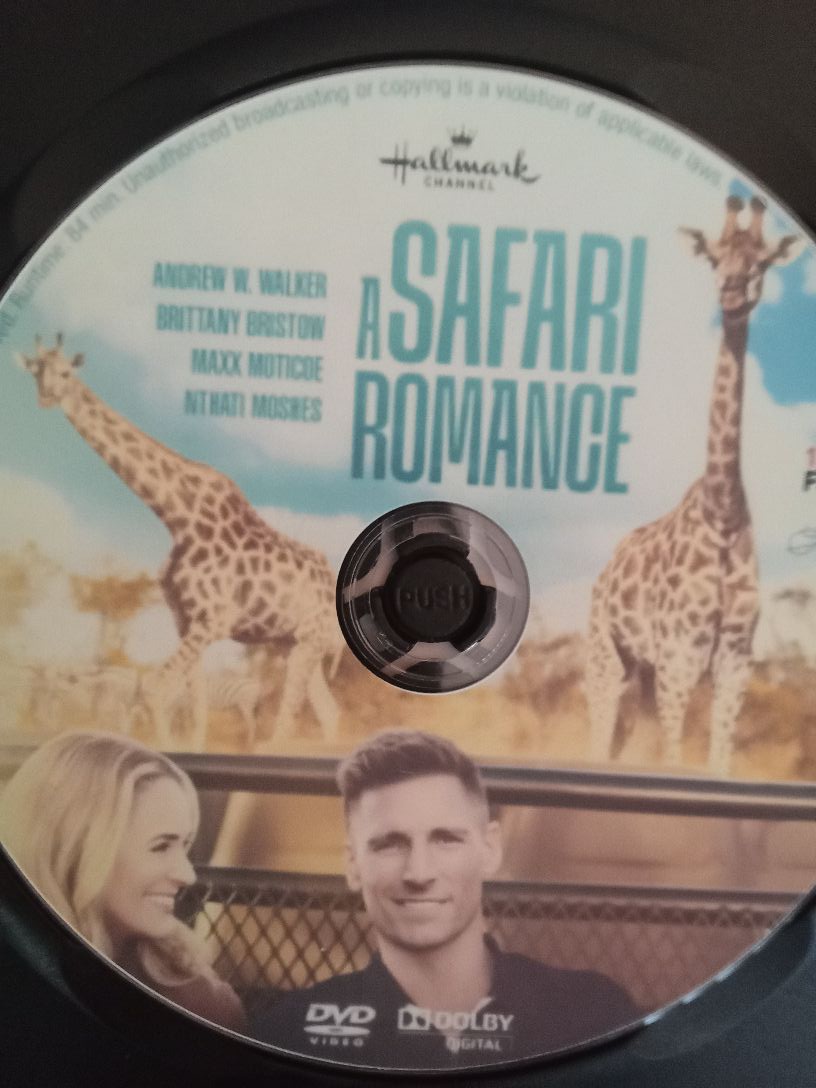 A Safari Romance (2023) DVD with Brittany Bristow & Andrew Walker in a DVD Case