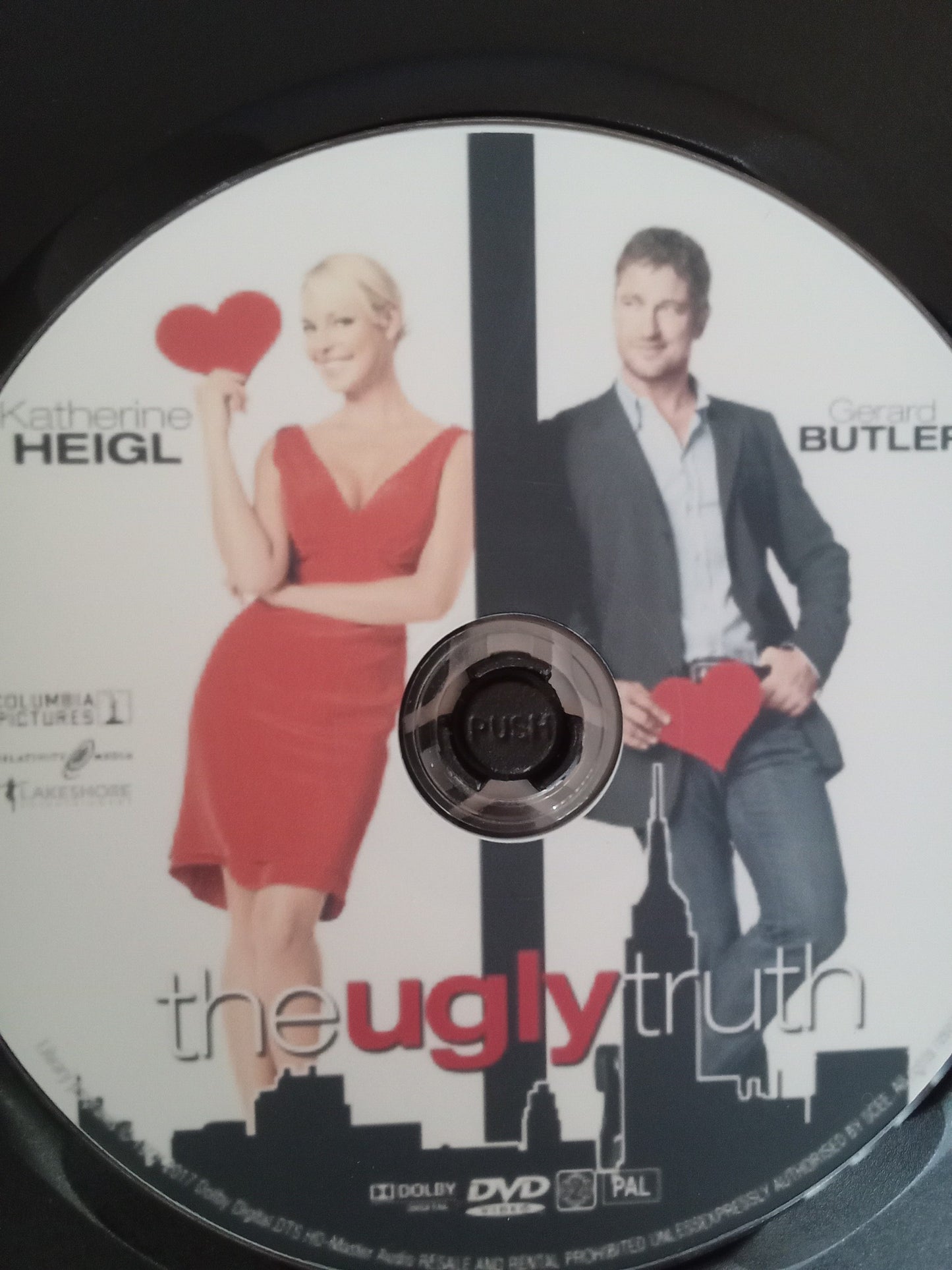 The Ugly Truth (2009) DVD with Catherine Heigl in a DVD Case with Cover Art