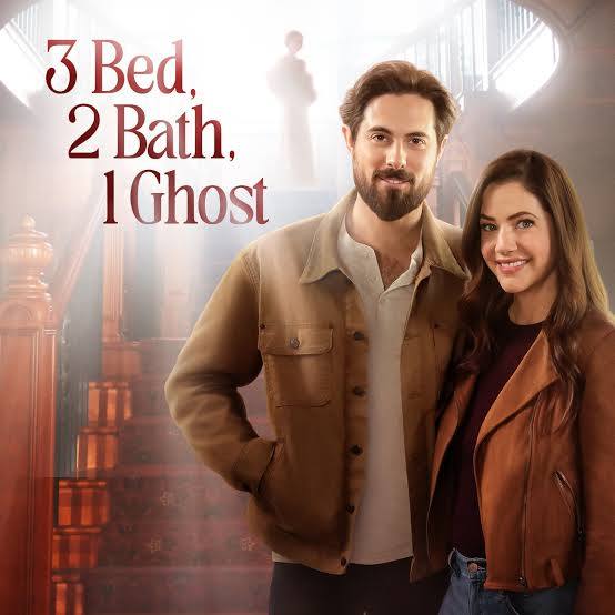 3 Bed, 2 Bath, 1 Ghost (2023) DVD with Julie Gonzolo in a DVD case with the artwork