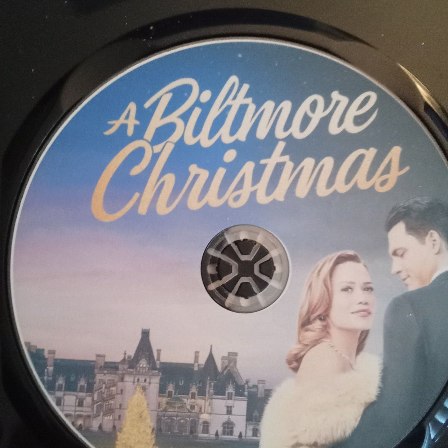 A Biltmore Christmas (2023) DVD with Bethany Joy Lenz & Kristoffer Polaha in a DVD case with artwork