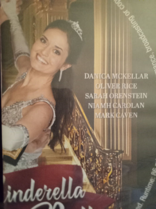 A Cinderella Christmas Ball (2024) DVD with Danica McKellar in a DVD case with the artwork