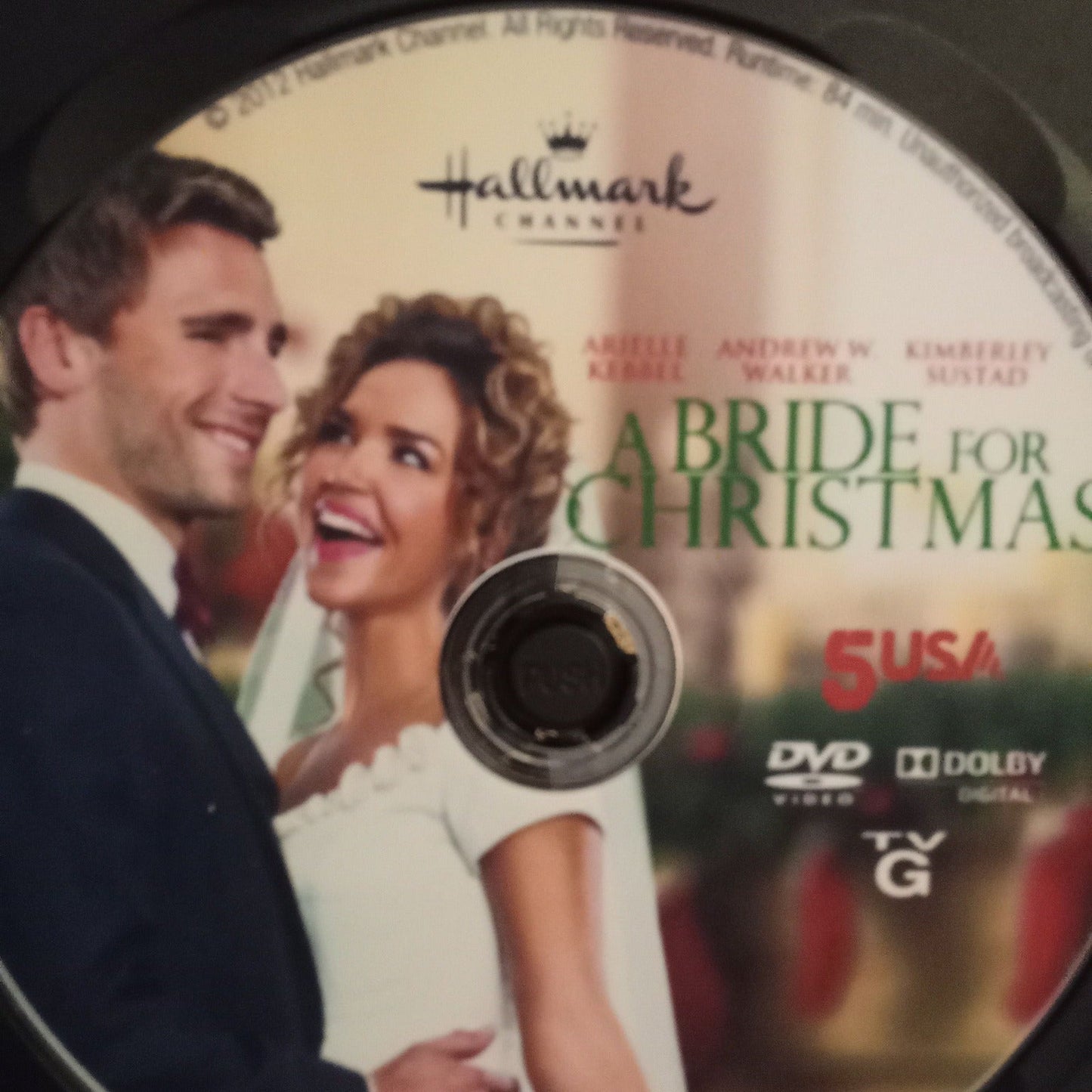 A Bride for Christmas (2012) DVD with Arielle Kebbel and Andrew Walker in a DVD case with cover art