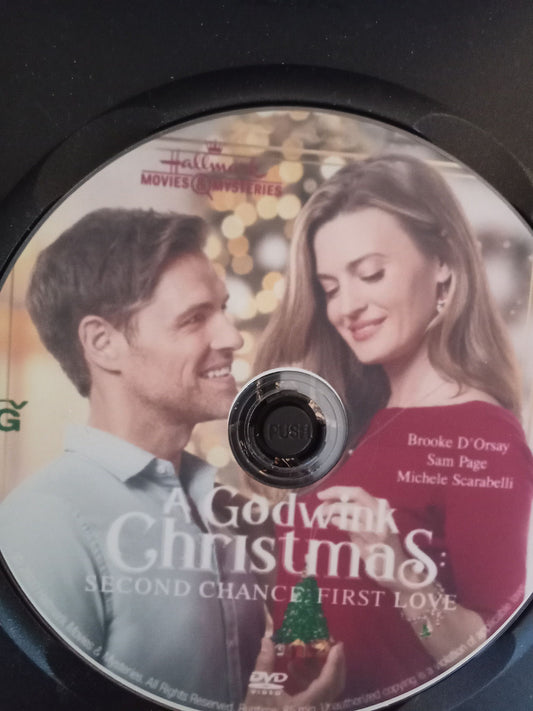 A Godwink Christmas Second Chance First Love (2020) DVD with Brooke D'Orsay & Sam Page