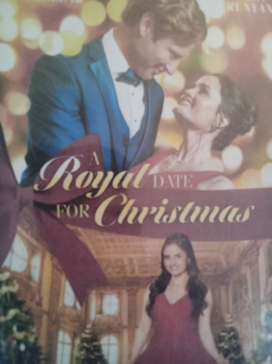 A Royal Date for Christmas (2023) DVD with Danica McKellar & Damon Runyan in a DVD case with the artwork