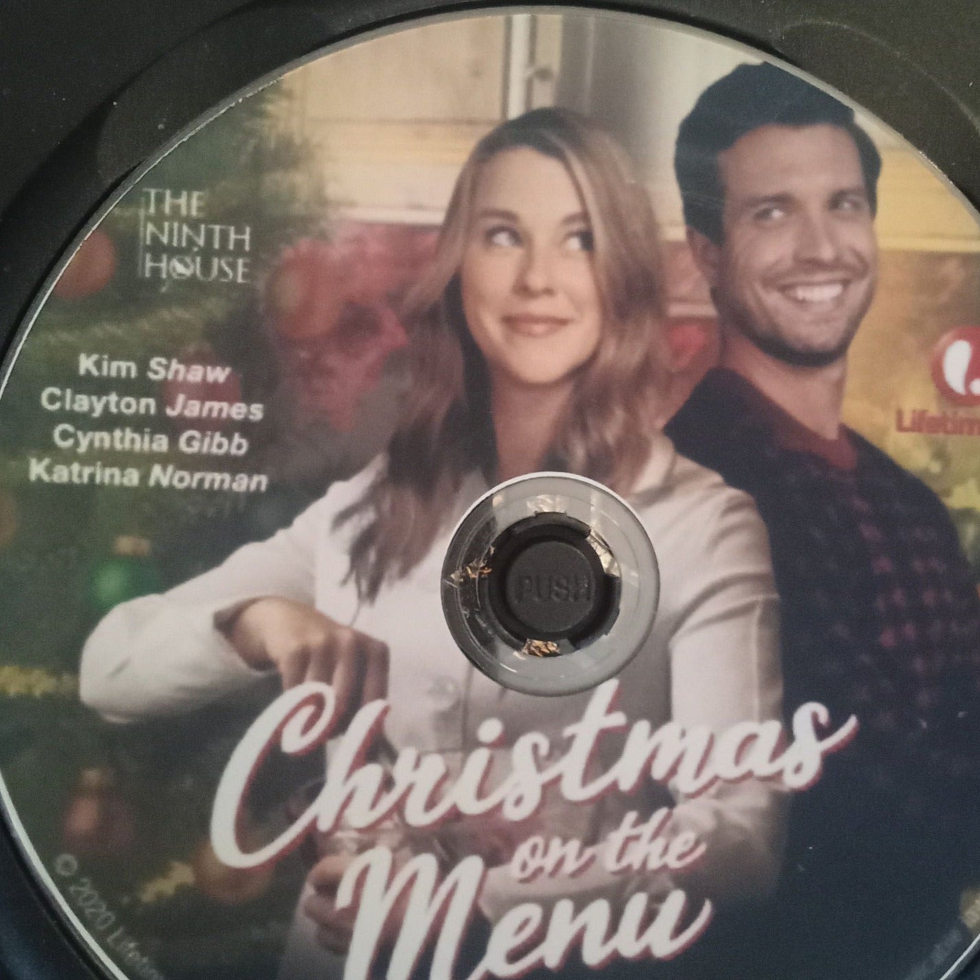 Christmas on the Menu (2020) DVD with Cynthia Gibb