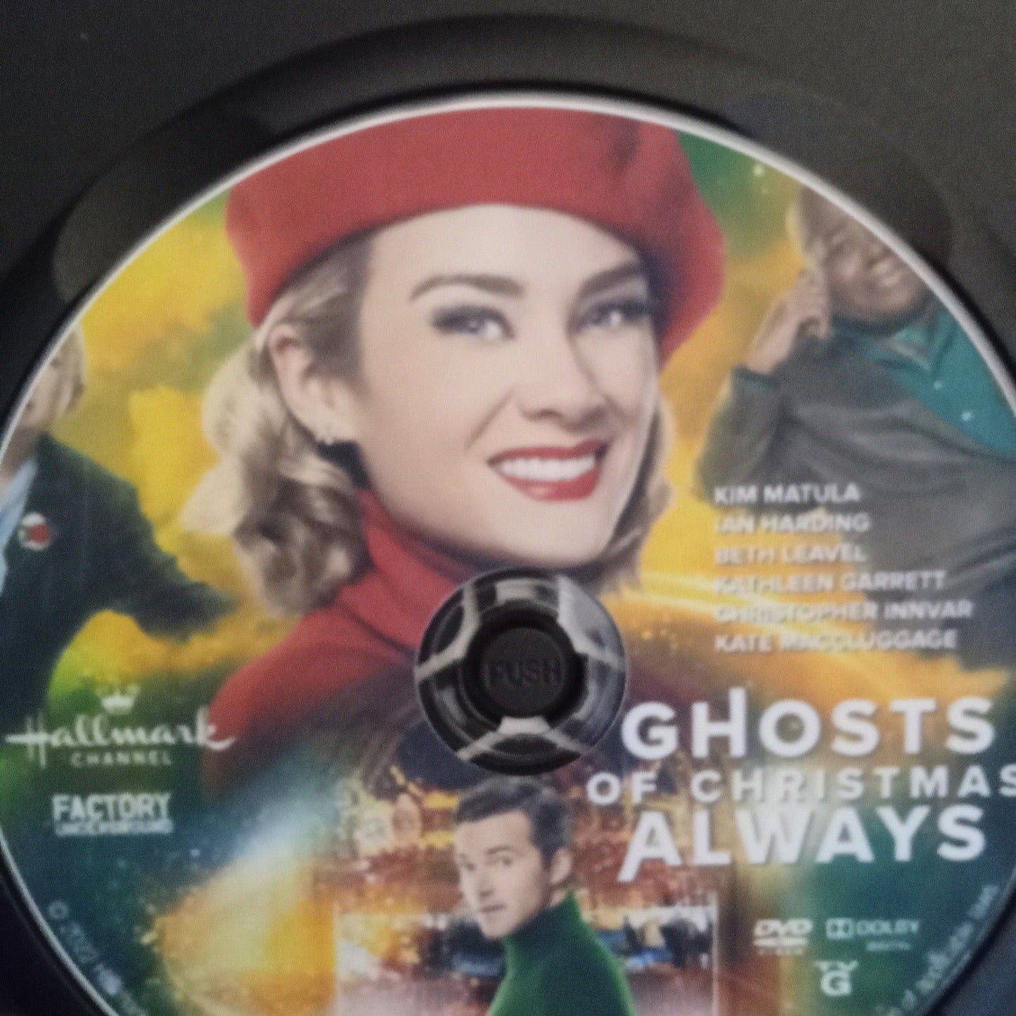 Ghosts of Christmas Always (2022) DVD with Kim Matula in a DVD Case with the cover art