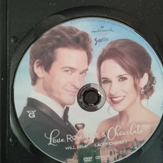 Love, Romance & Chocolate (2019) DVD with Lacey Chabert, Will Kemp & Brittany Bristow