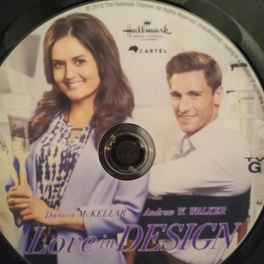 Love in Design (2018) DVD with Danica McKellar & Andrew Walker