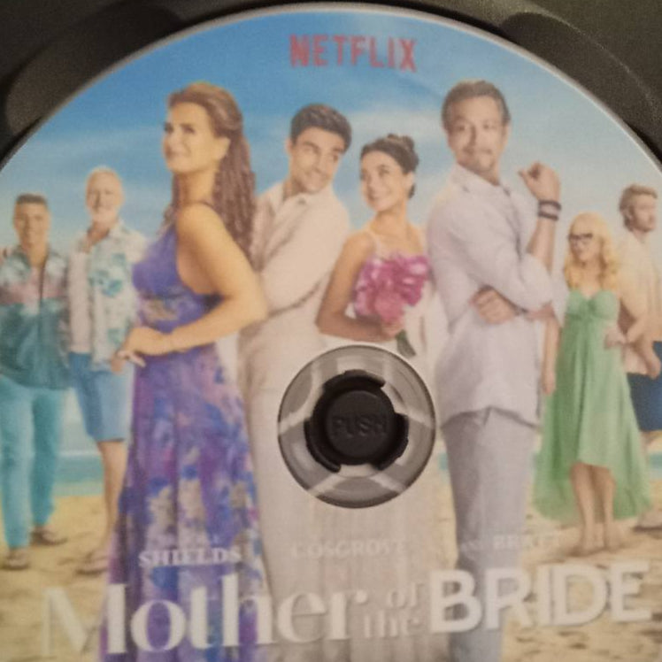 Mother of the Bride (2023) DVD with Brooke Shield in a DVD case with the artwork