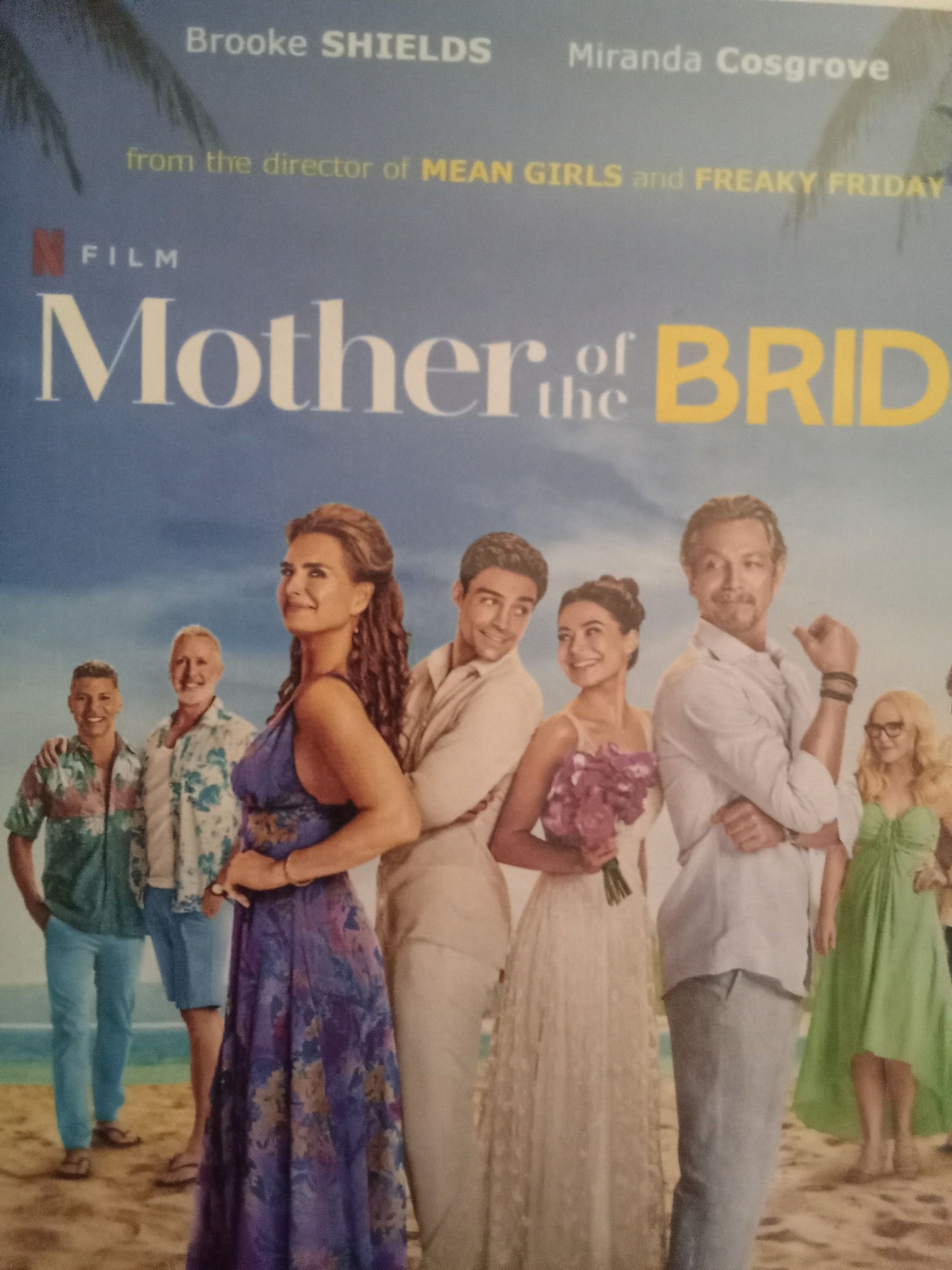 Mother of the Bride (2023) DVD with Brooke Shield in a DVD case with the artwork