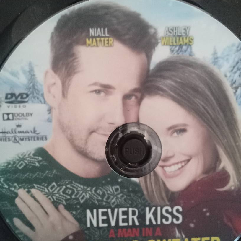 Never Kiss a Man with a Christmas Sweater (2020) DVD with Ashley Williams & Niall Matter