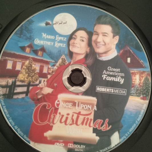 Once Upon A Christmas Wish (2024) DVD with Mario Lopez