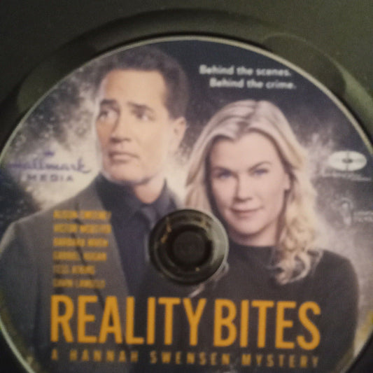 Reality Bites: A Hannah Swensen Mystery (2024) DVD with Alison Sweeney & Victor Webster