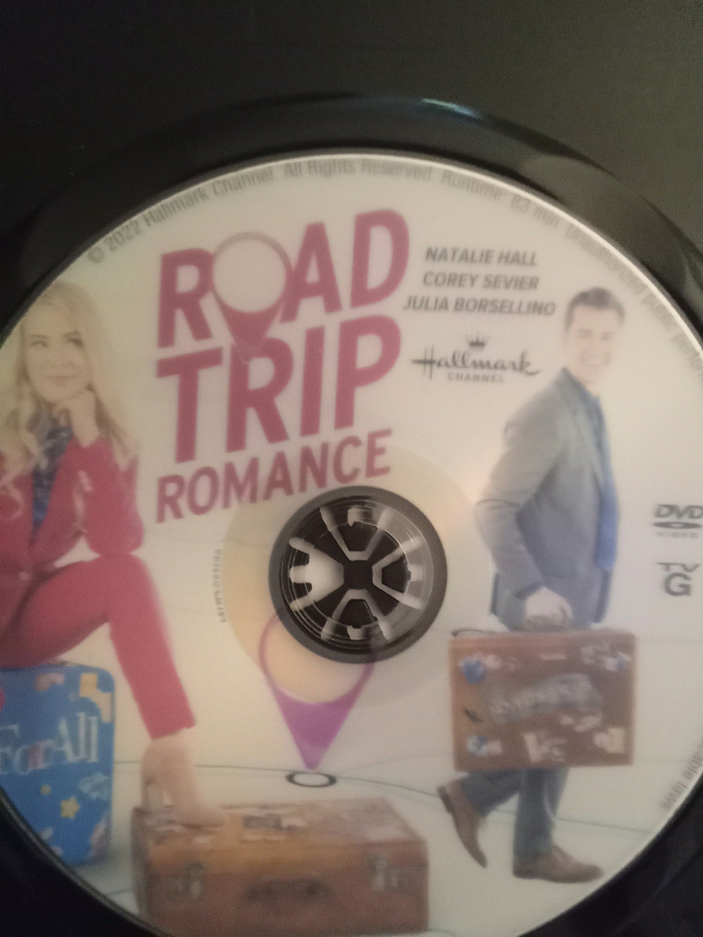 Road Trip Romance (2022) DVD with Natalie Hall & Corey Sevier in a DVD case