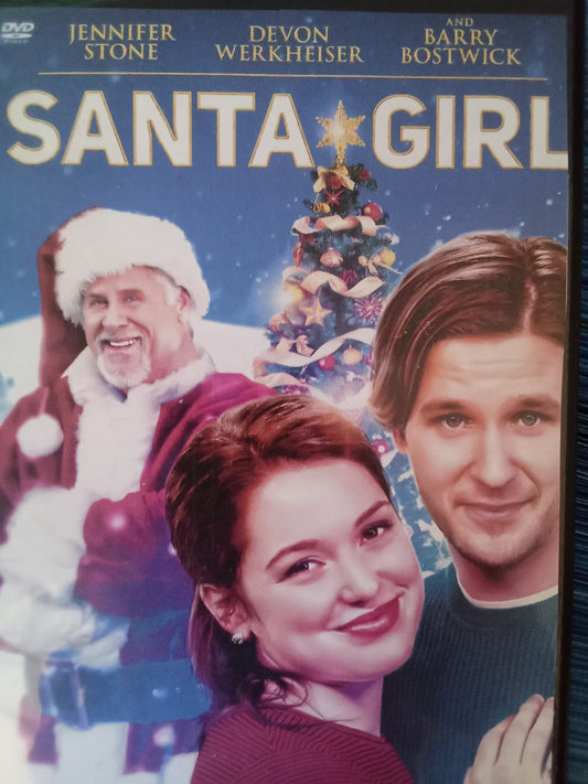 Santa Girl (2019) DVD with Jennifer Stone in a DVD Case with the artwork