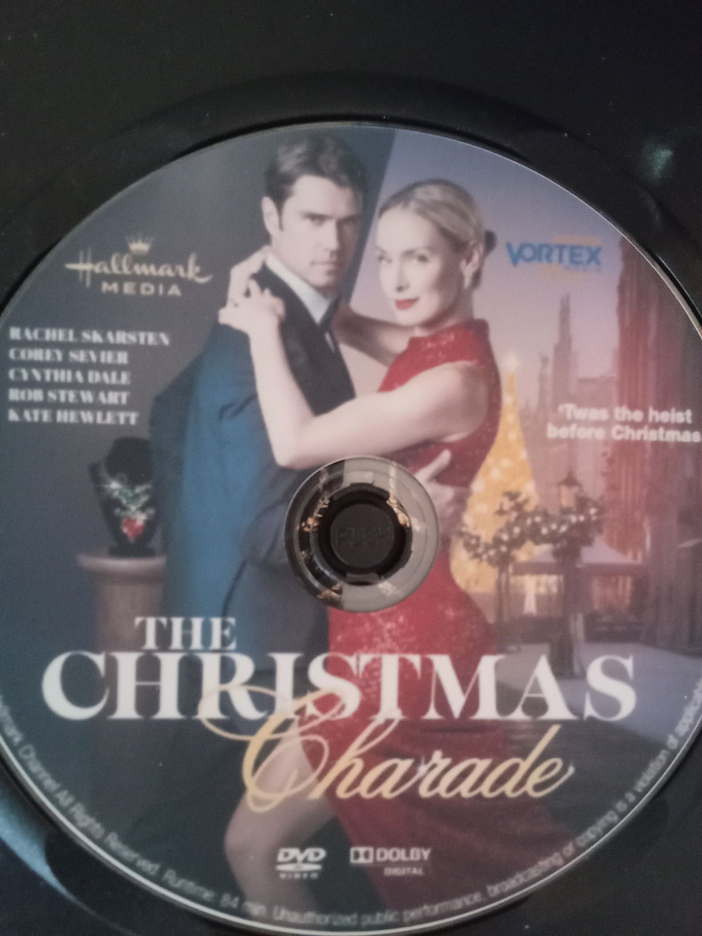 The Christmas Charade (2024) DVD with Corey Sevier in a DVD case with artwork