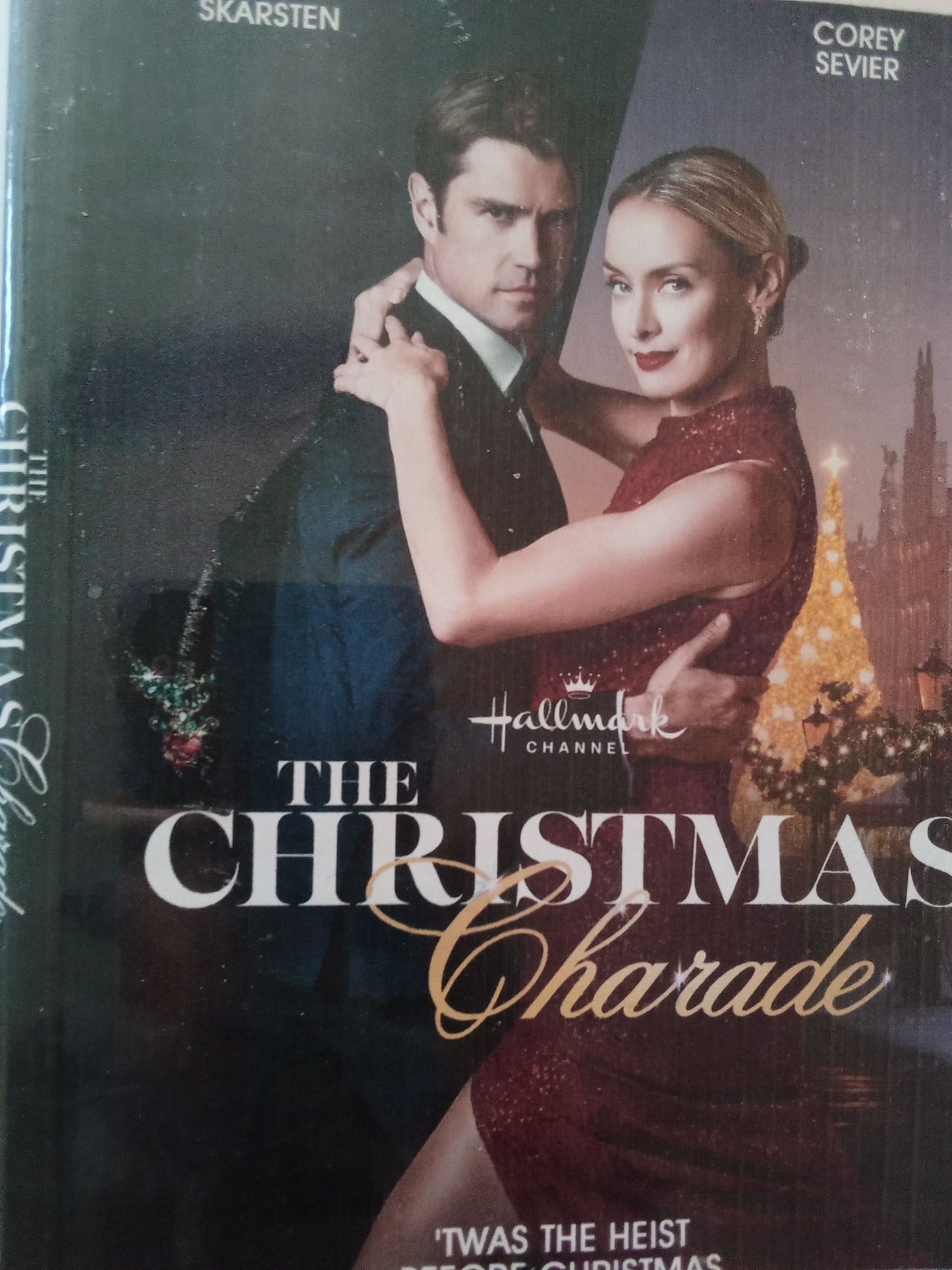 The Christmas Charade (2024) DVD with Corey Sevier in a DVD case with artwork