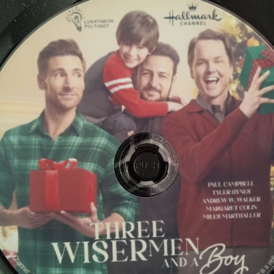 Three Wiser Men and a Boy (2024) DVD with Paul Campbell, Tyler Hynes & Andrew Walker *Sale